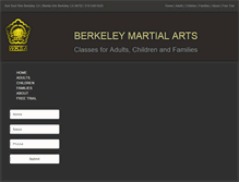 Tablet Screenshot of berkeleymartialarts.com